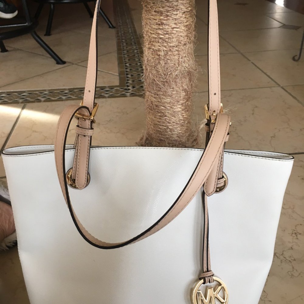 Michael Kors White Tote
